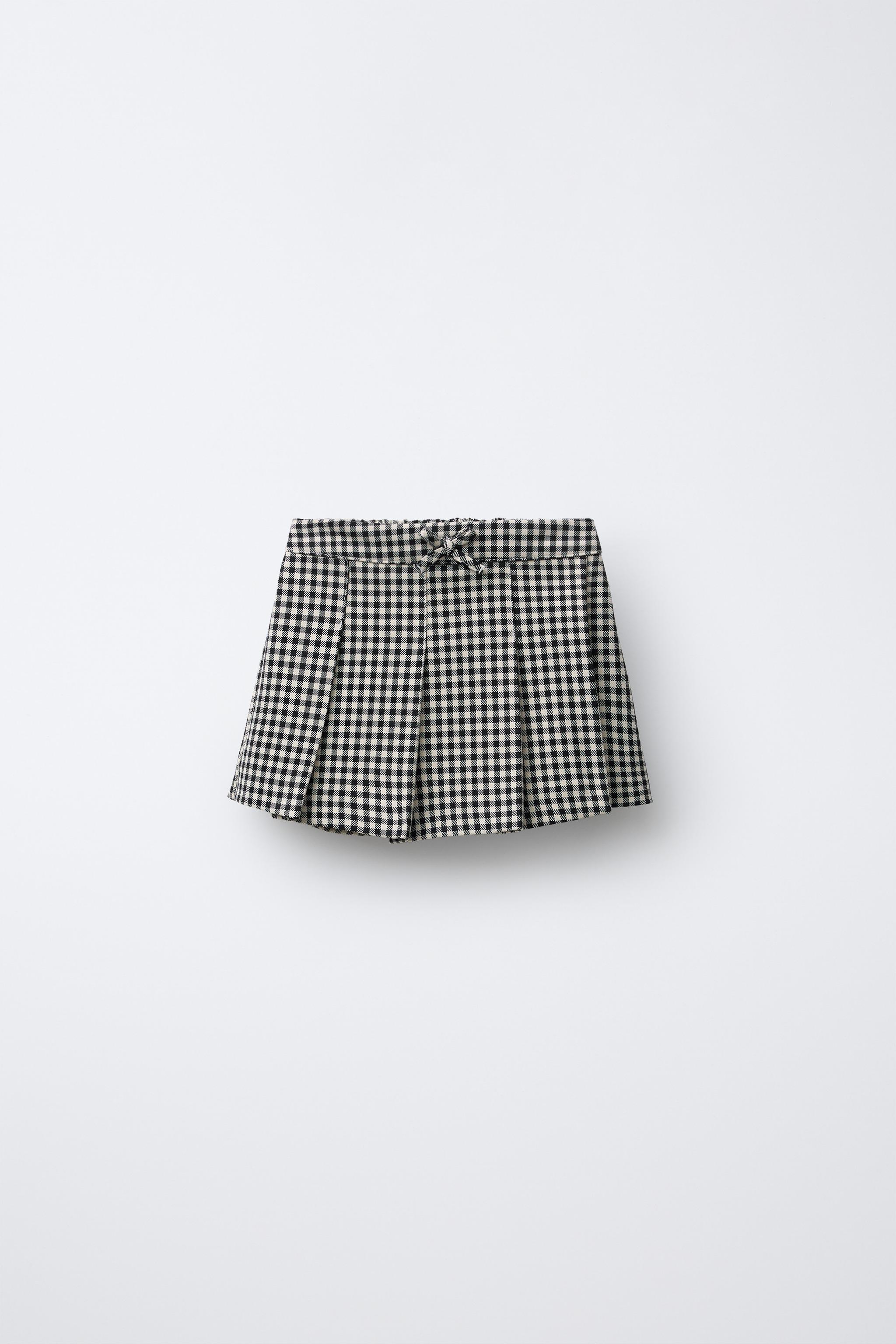 JUPE-SHORT À CARREAUX